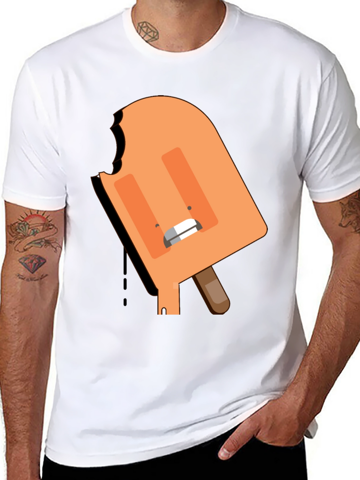 Ice Cream Graphic Tee - Unique Unisex T-Shirt