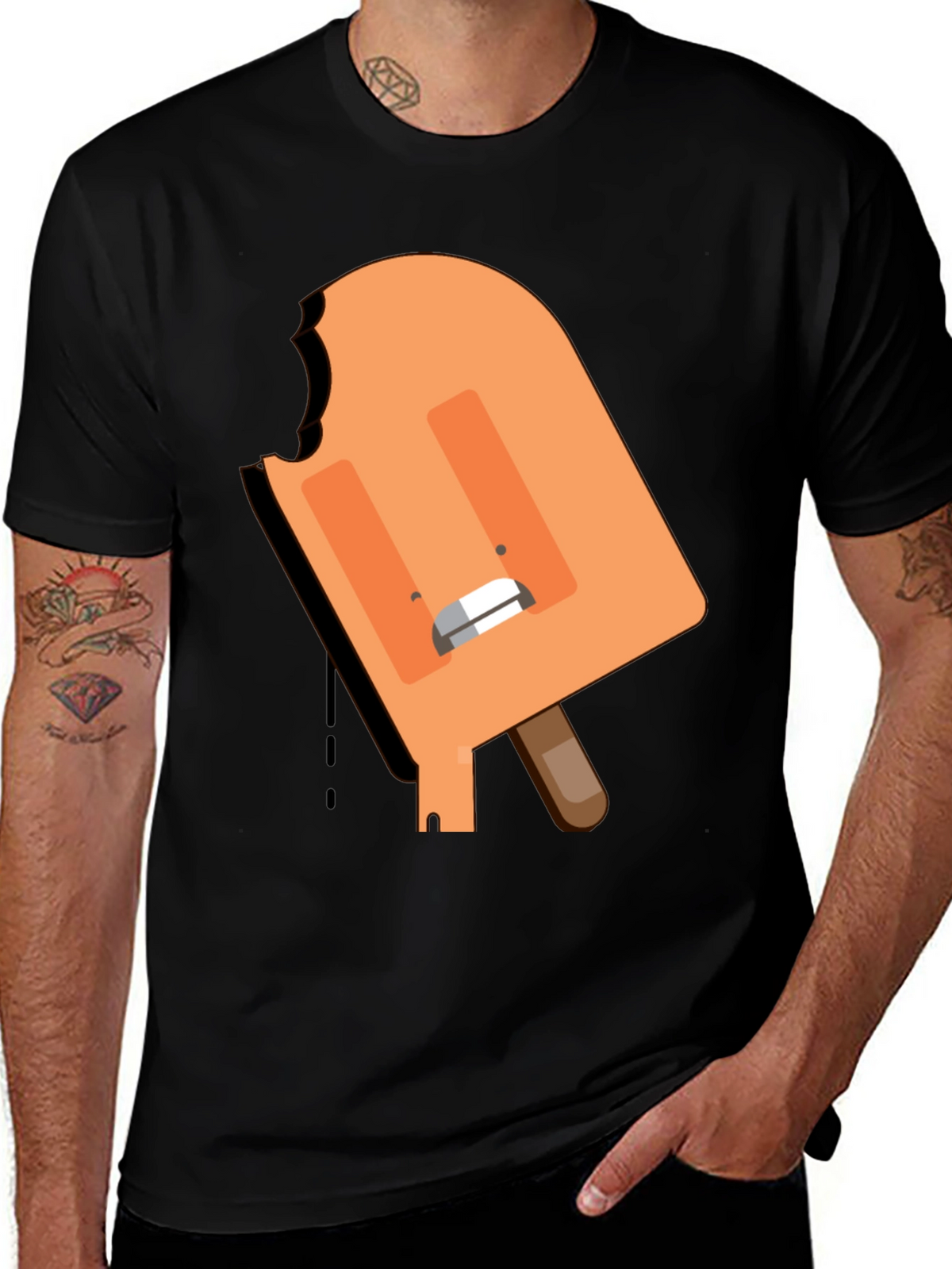 Ice Cream Graphic Tee - Unique Unisex T-Shirt