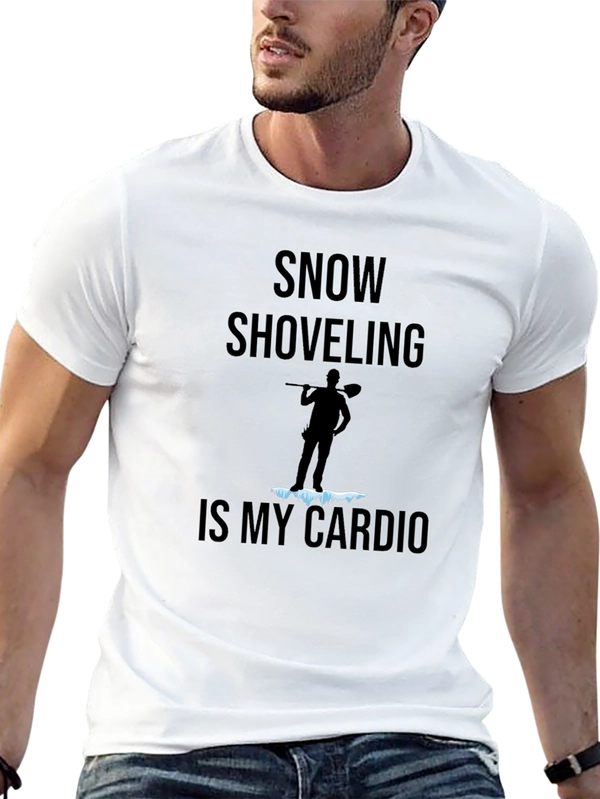 Snow Shoveling is My Cardio Graphic Tee