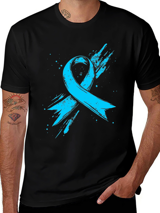 Awareness Ribbon Graphic Tee - Stylish Support Shirt