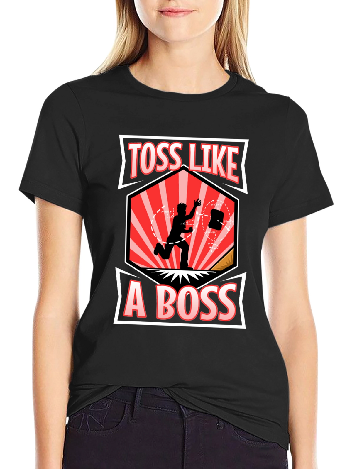 Toss Like A Boss Graphic T-Shirt