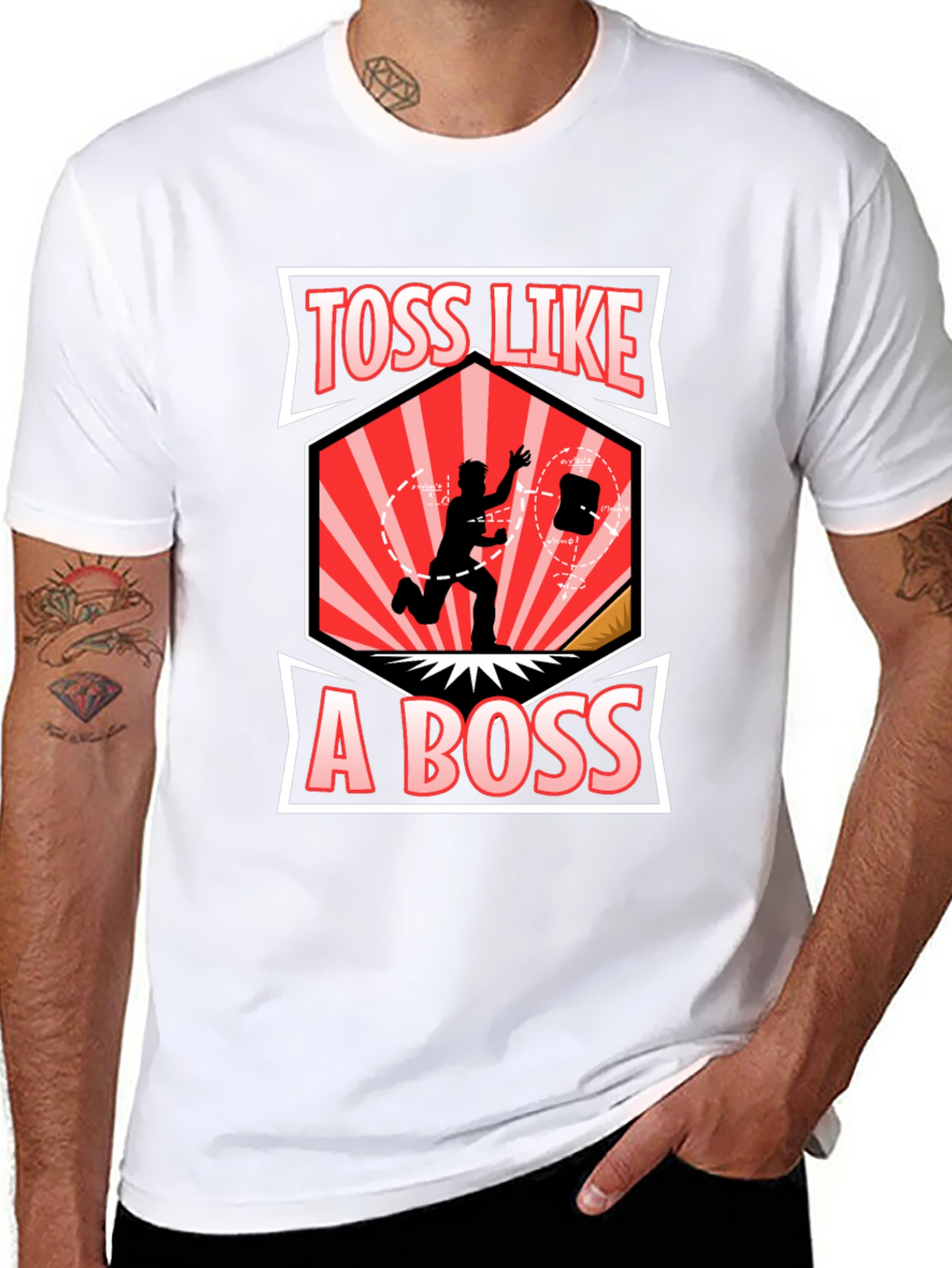 Toss Like A Boss Graphic T-Shirt