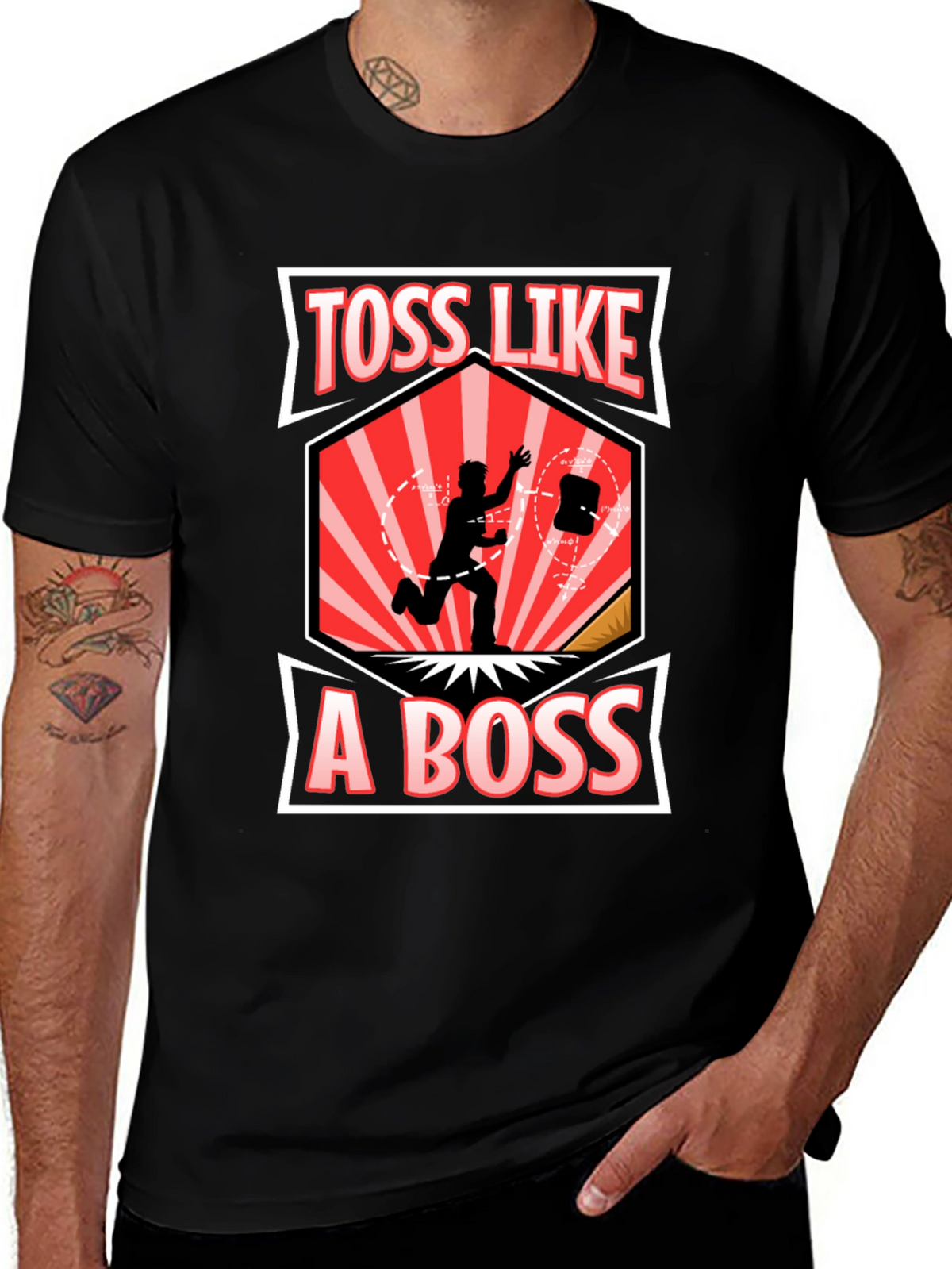 Toss Like A Boss Graphic T-Shirt