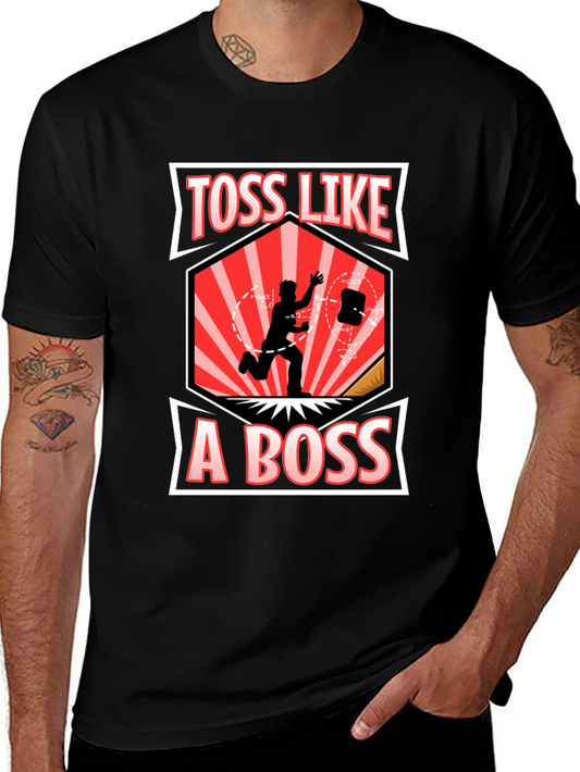 Toss Like A Boss Graphic T-Shirt