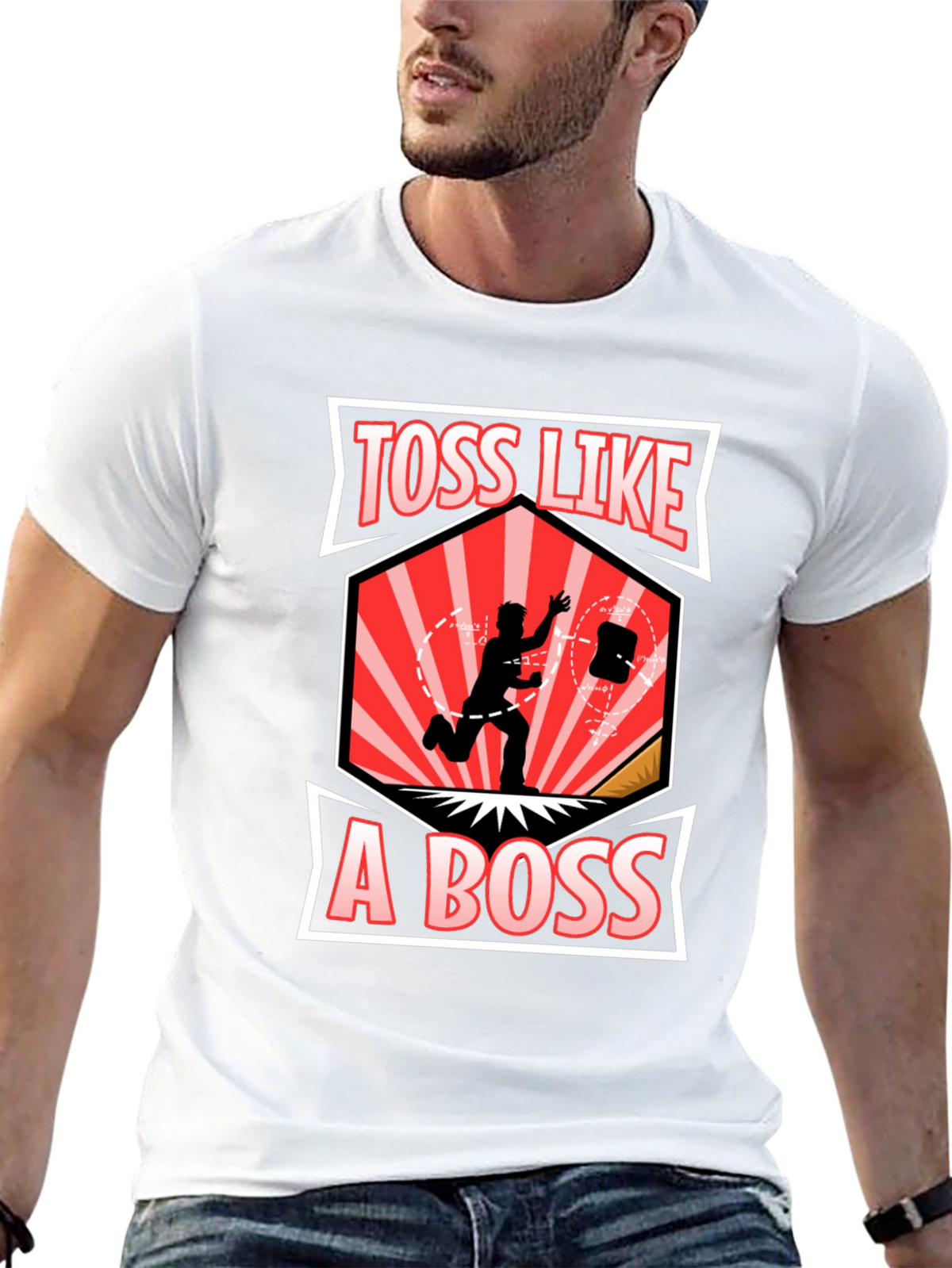 Toss Like A Boss Graphic T-Shirt