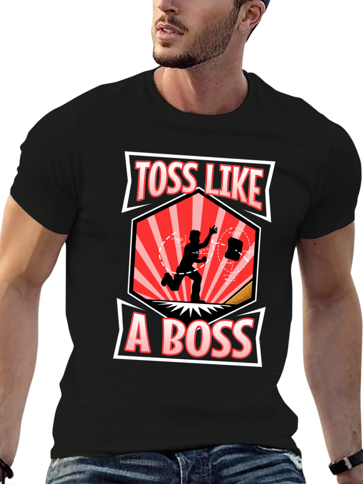 Toss Like A Boss Graphic T-Shirt
