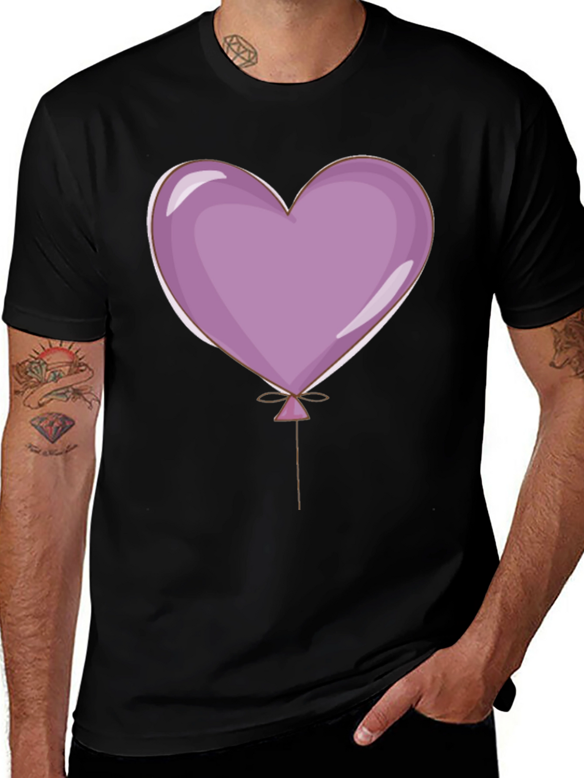 Heart Balloon Graphic T-Shirt