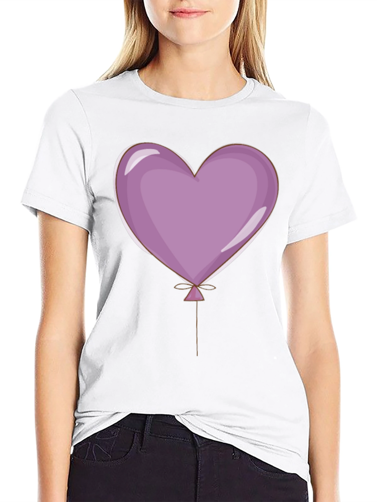 Heart Balloon Graphic T-Shirt