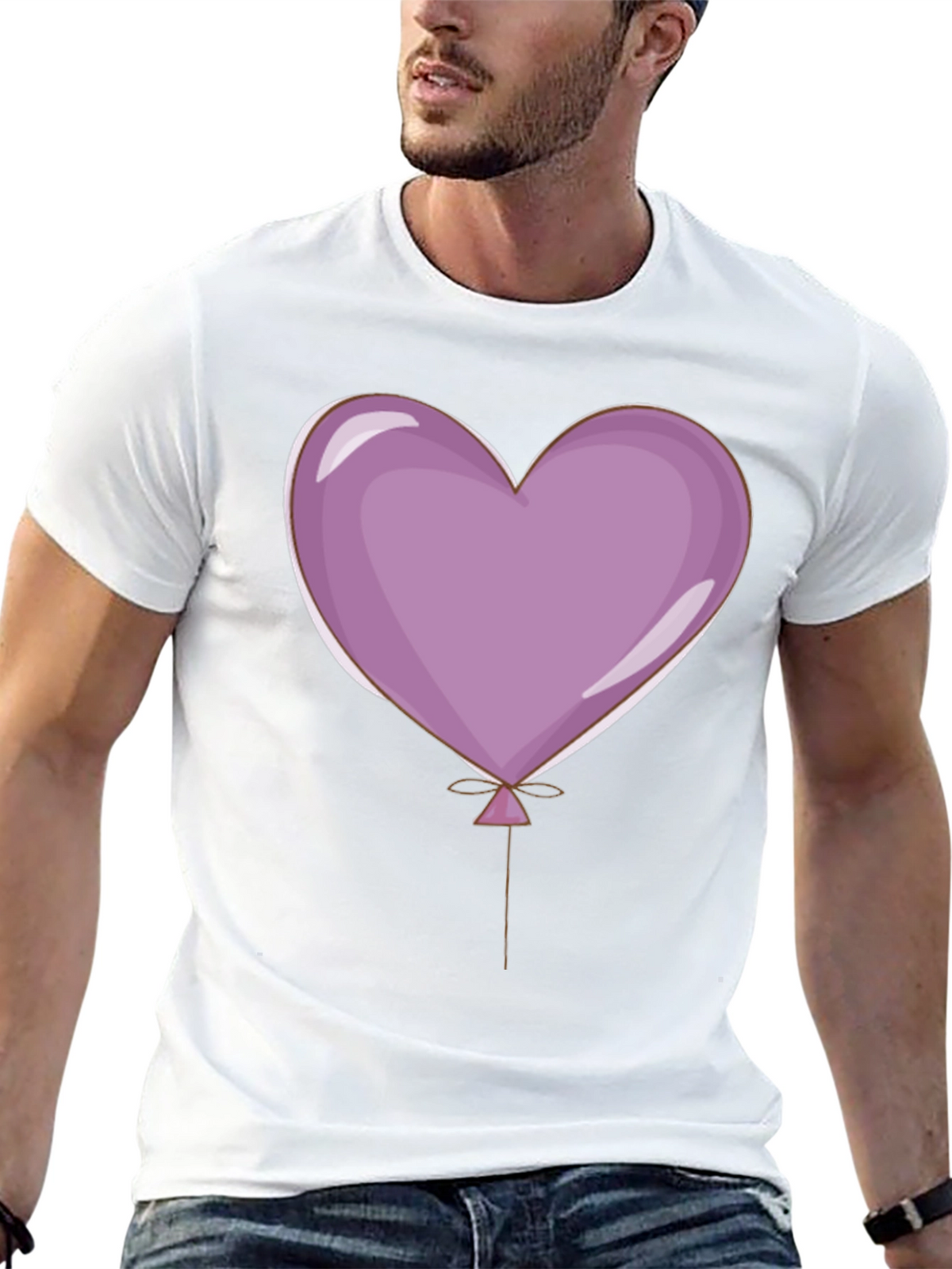 Heart Balloon Graphic T-Shirt