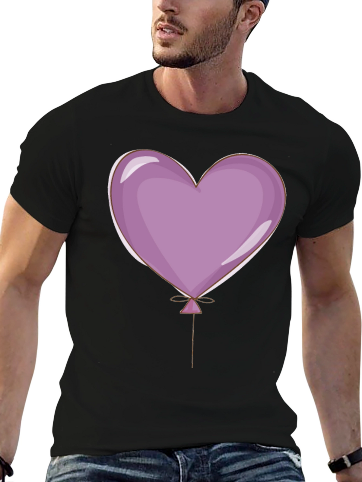 Heart Balloon Graphic T-Shirt