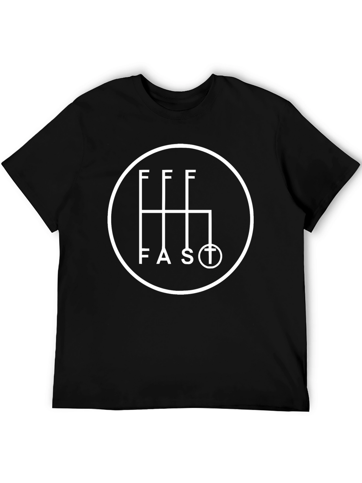Fast Shift T-Shirt - Black Graphic Tee