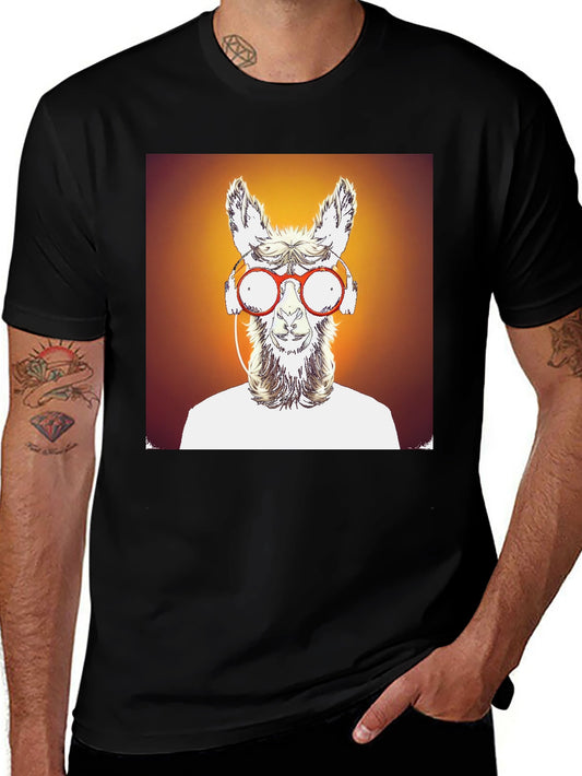 Llama Graphic Tee - Cool Funky Design