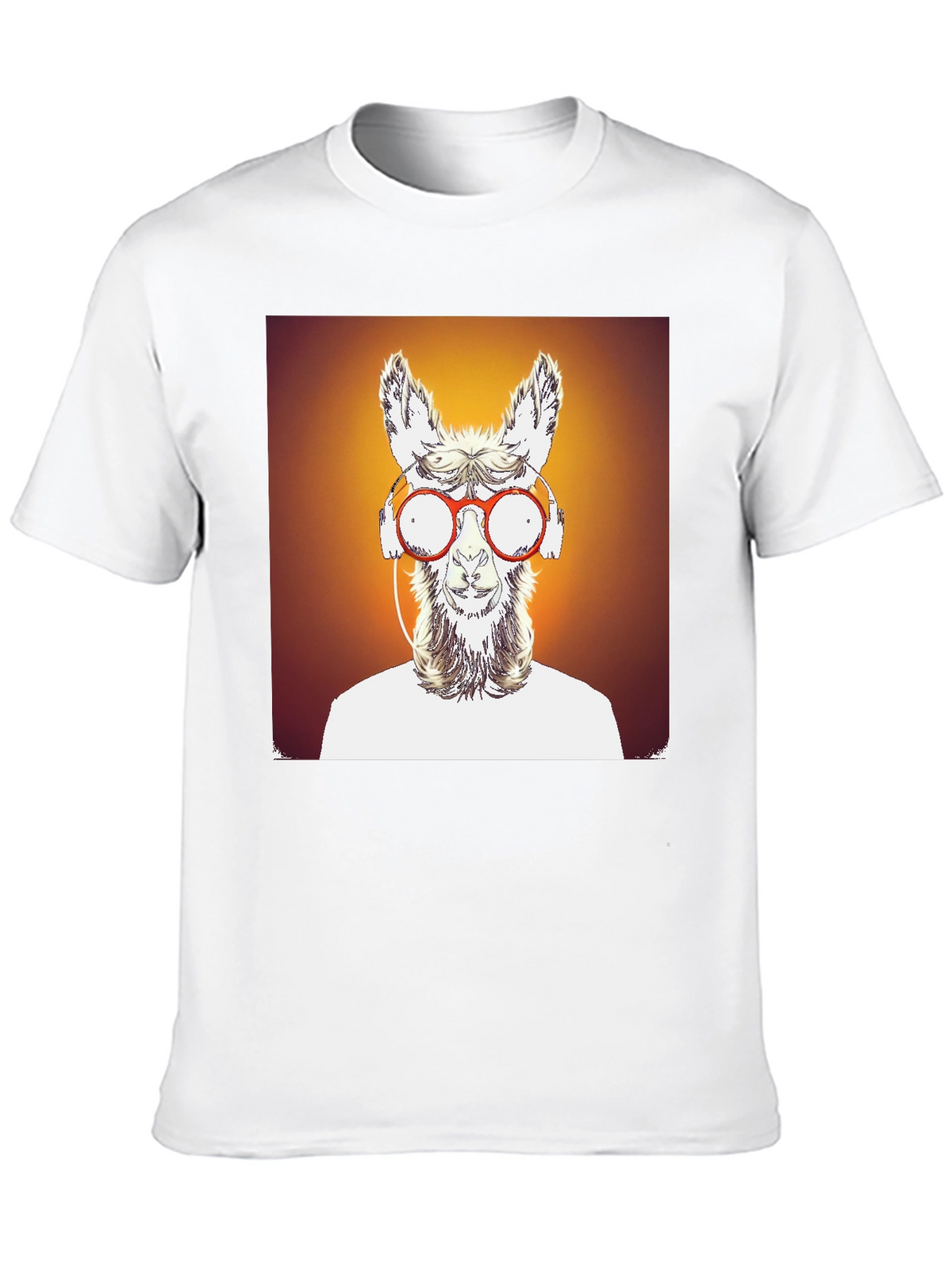 Llama Graphic Tee - Cool Funky Design