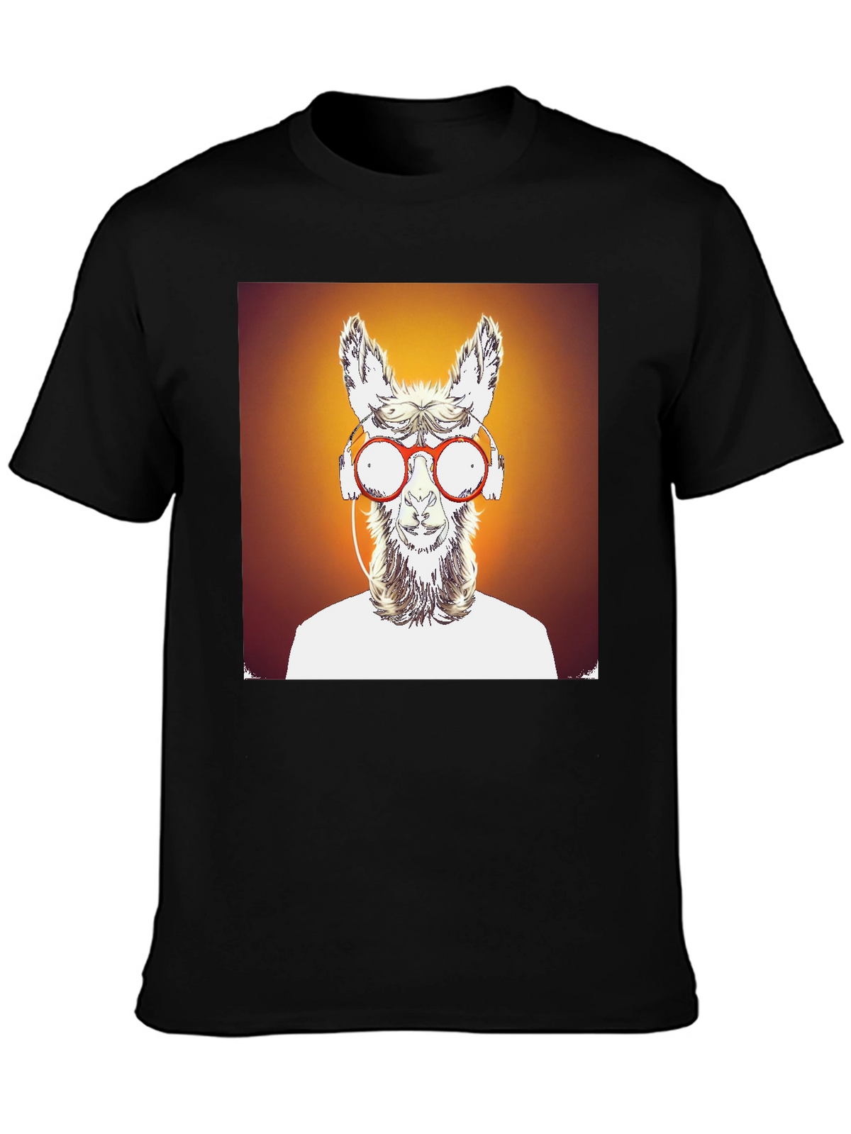 Llama Graphic Tee - Cool Funky Design