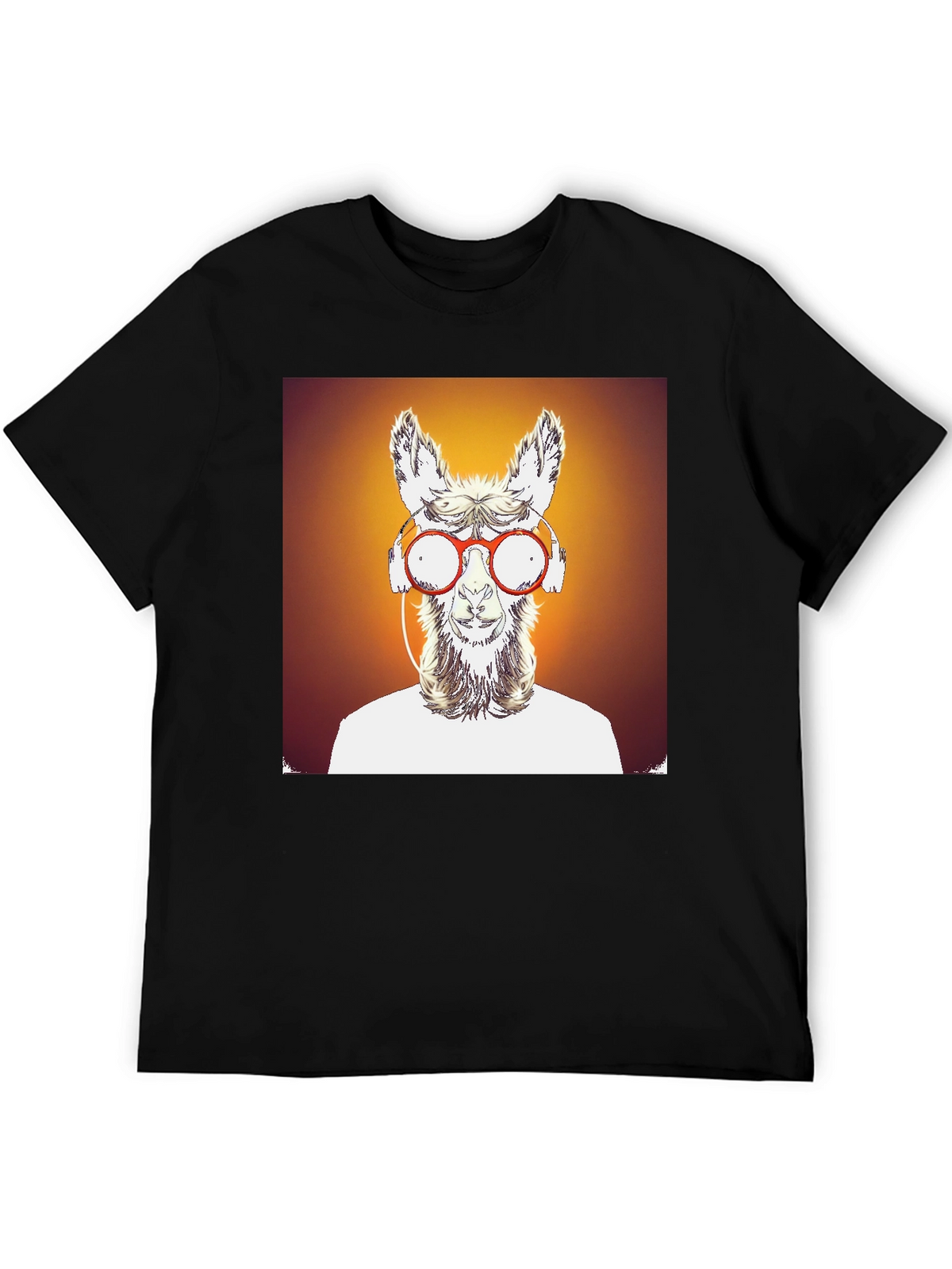 Llama Graphic Tee - Cool Funky Design