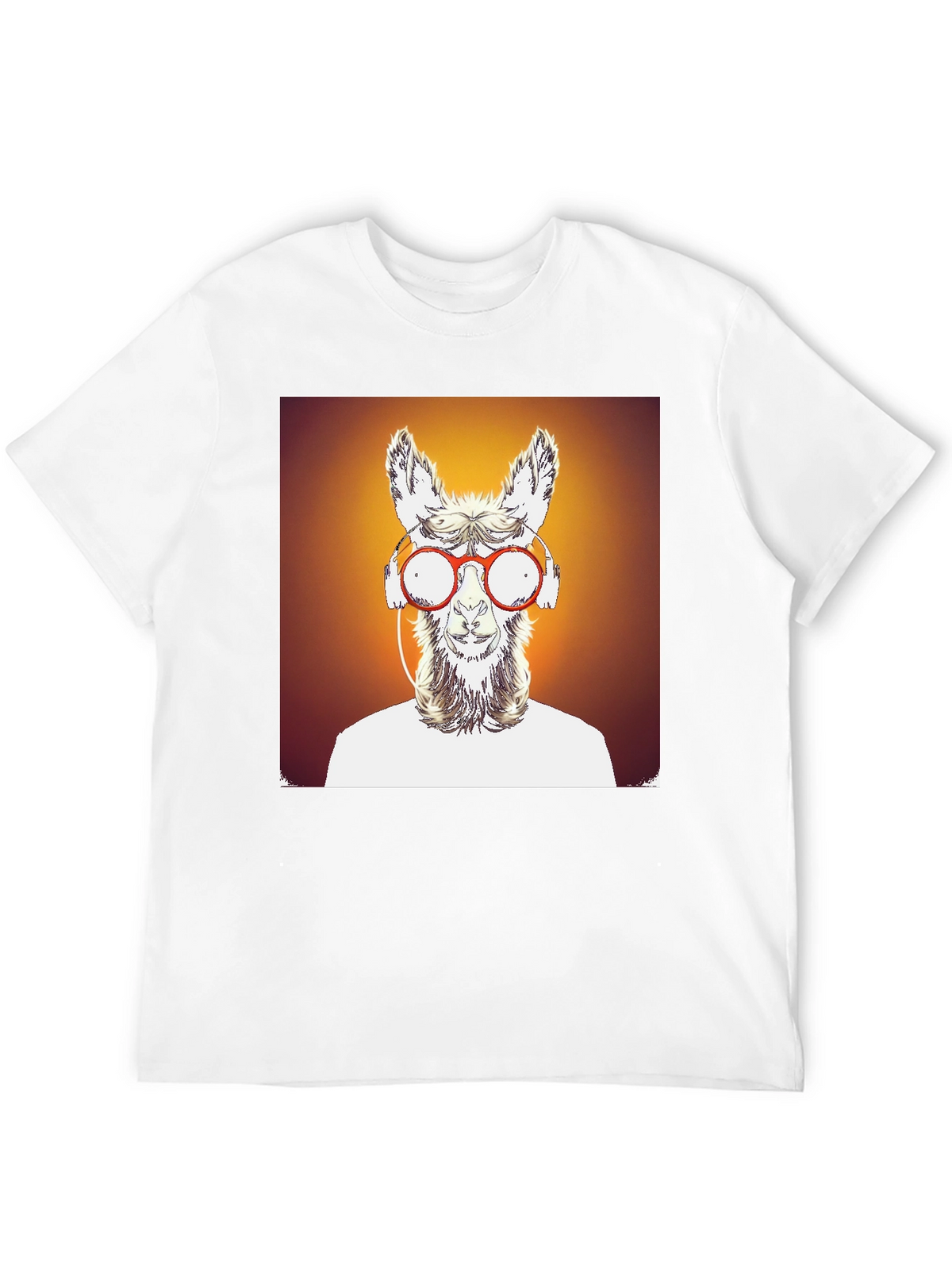Llama Graphic Tee - Cool Funky Design