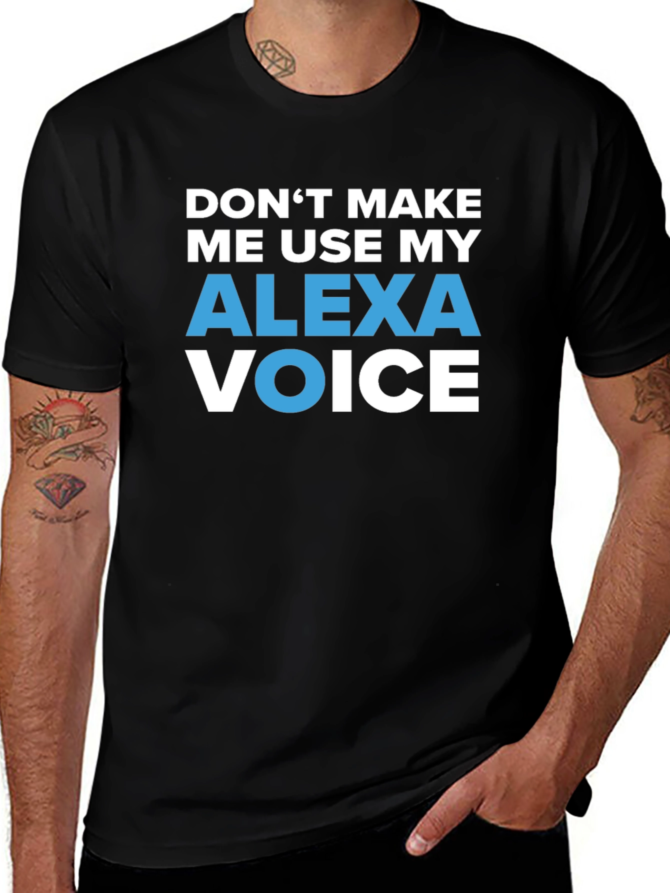 Alexa Voice Funny Sarcastic Humor T-Shirt