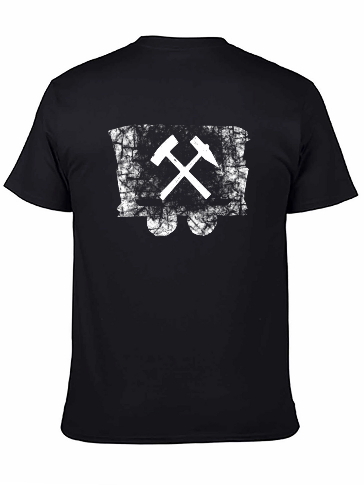 Miners Tools Distressed Black T-Shirt