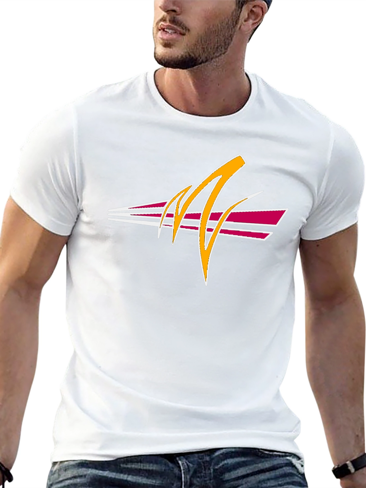 Retro Graphic Tee - Black Casual T-Shirt