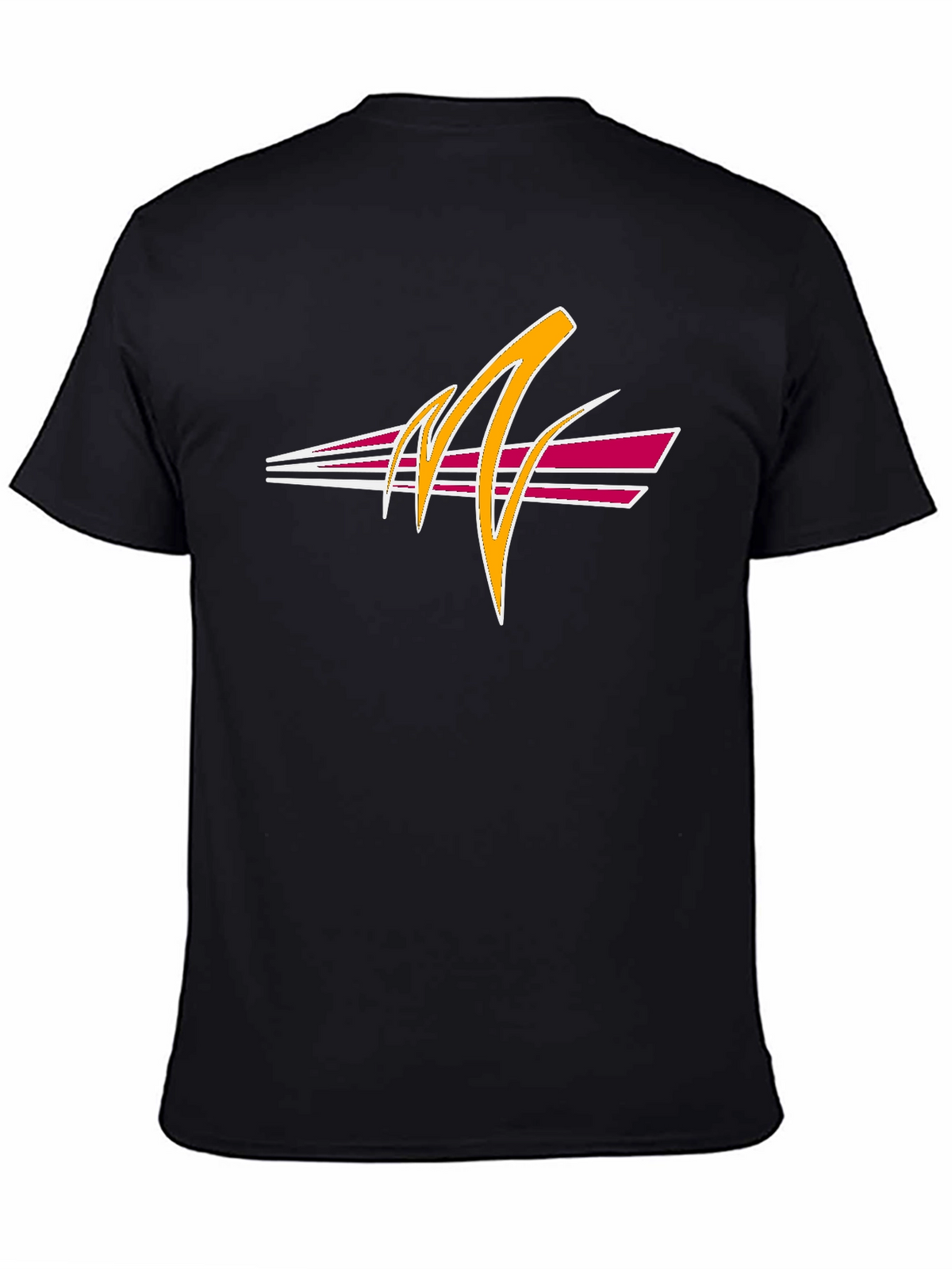 Retro Graphic Tee - Black Casual T-Shirt