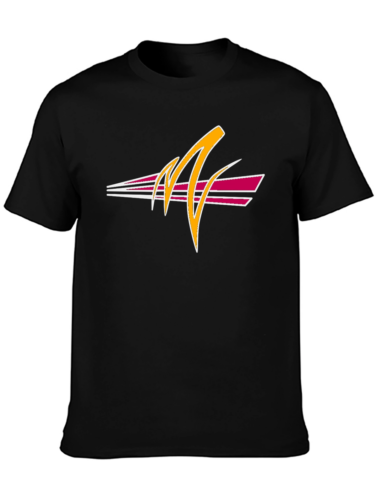 Retro Graphic Tee - Black Casual T-Shirt