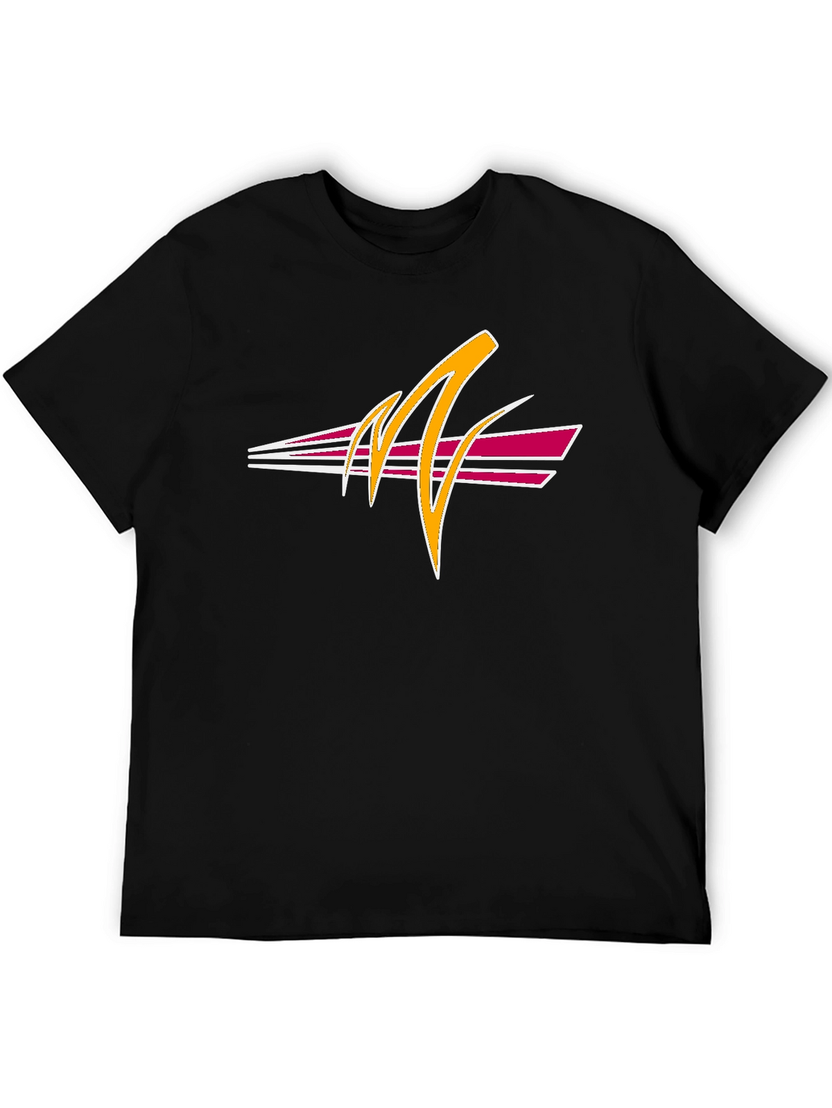 Retro Graphic Tee - Black Casual T-Shirt