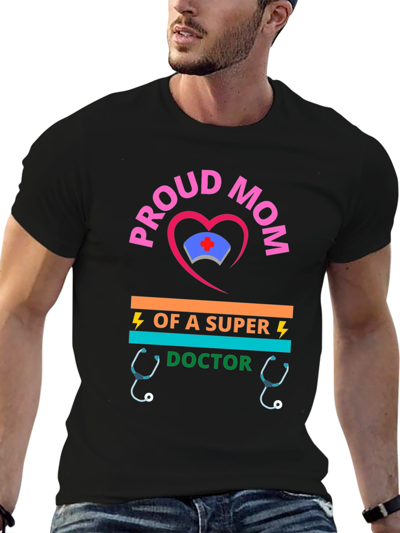 Proud Mom of a Super Doctor T-Shirt