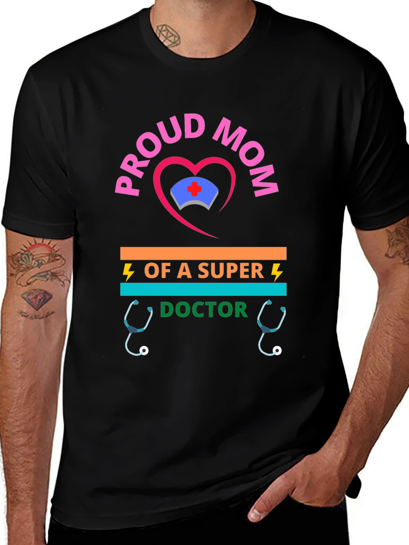 Proud Mom of a Super Doctor T-Shirt