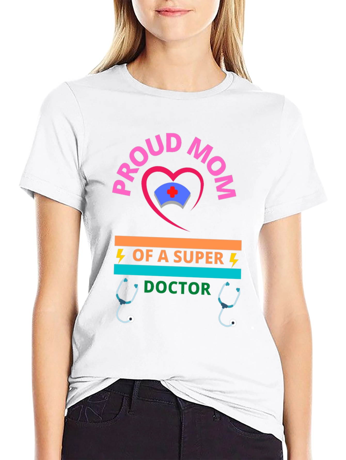 Proud Mom of a Super Doctor T-Shirt