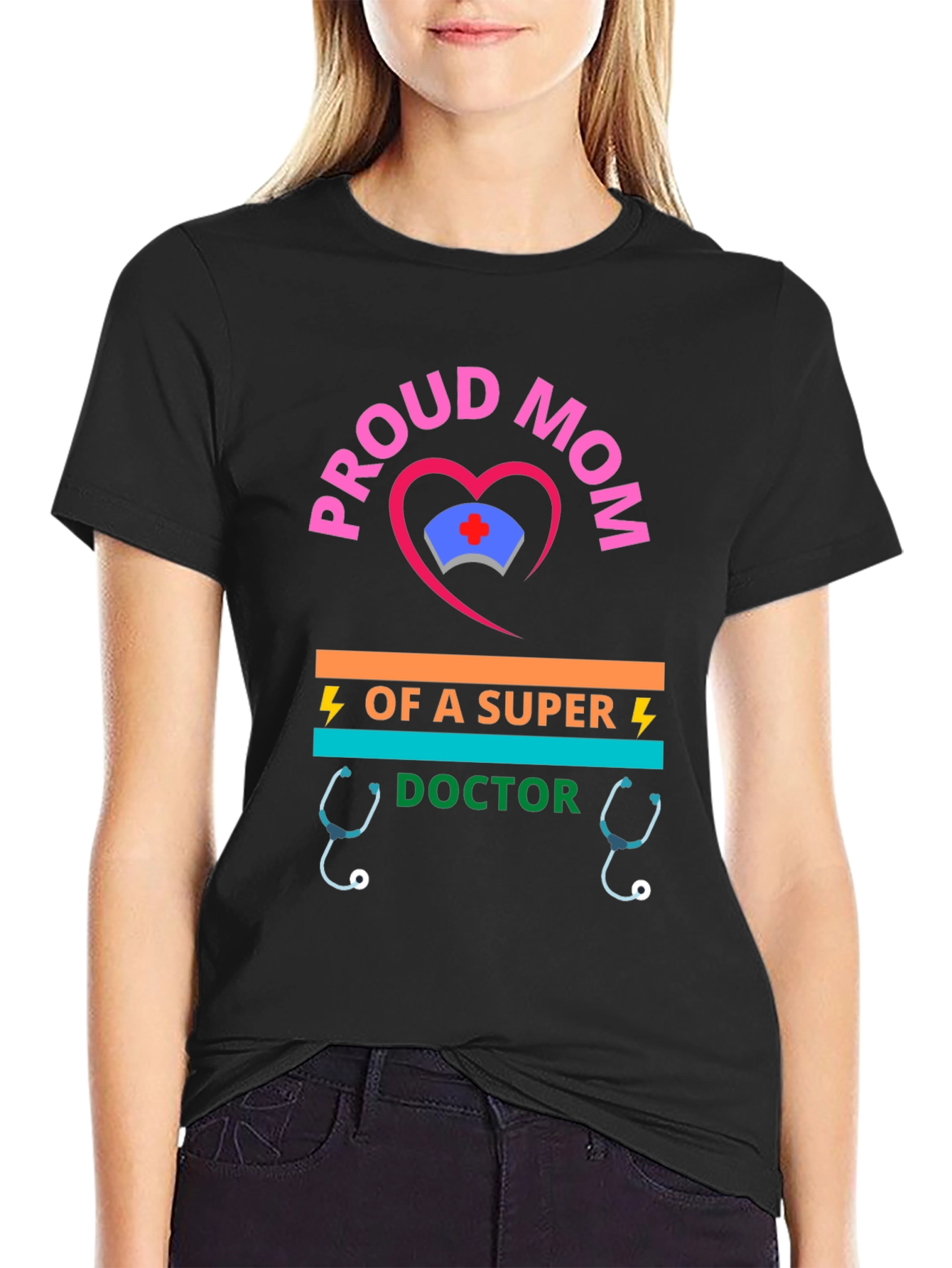 Proud Mom of a Super Doctor T-Shirt