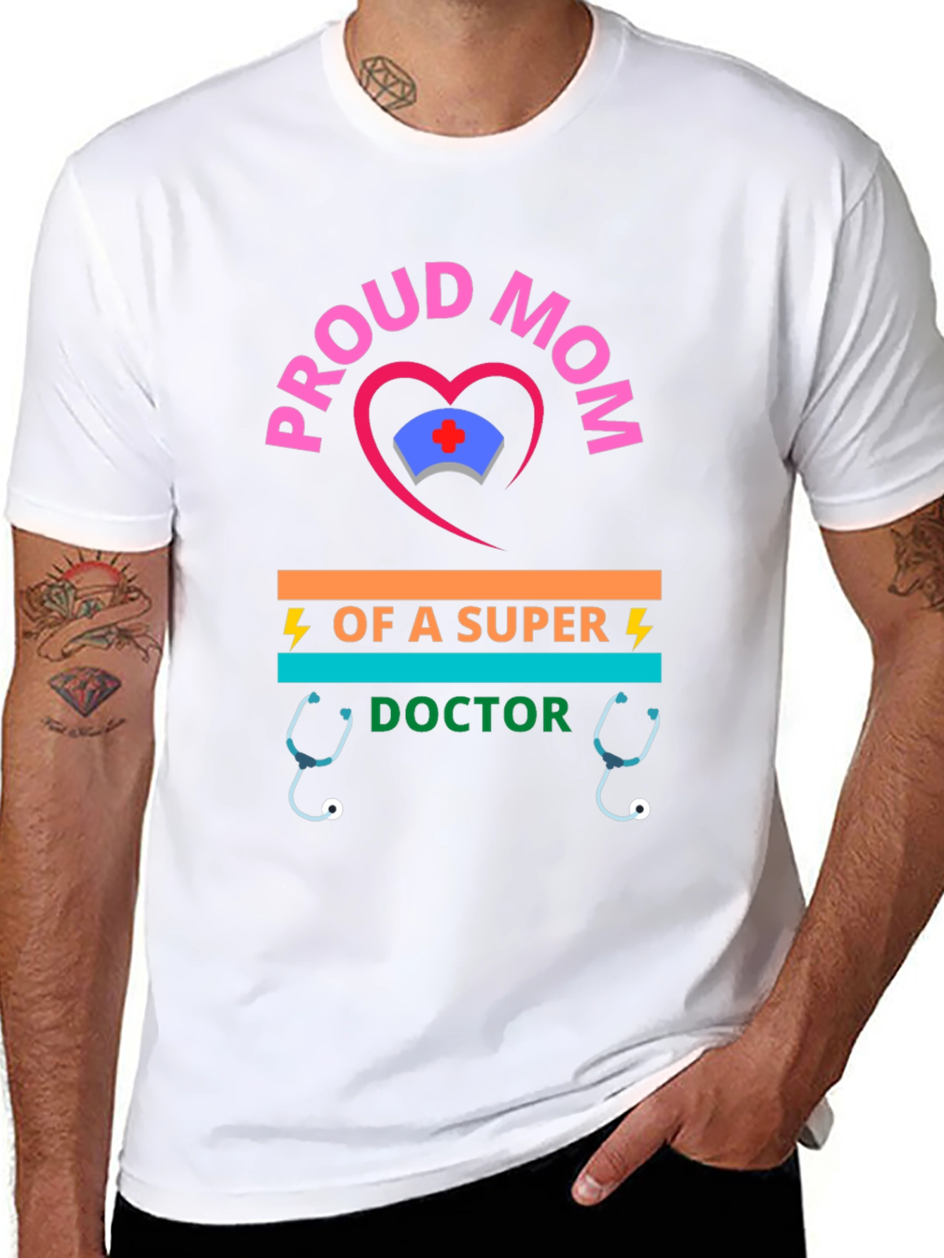 Proud Mom of a Super Doctor T-Shirt