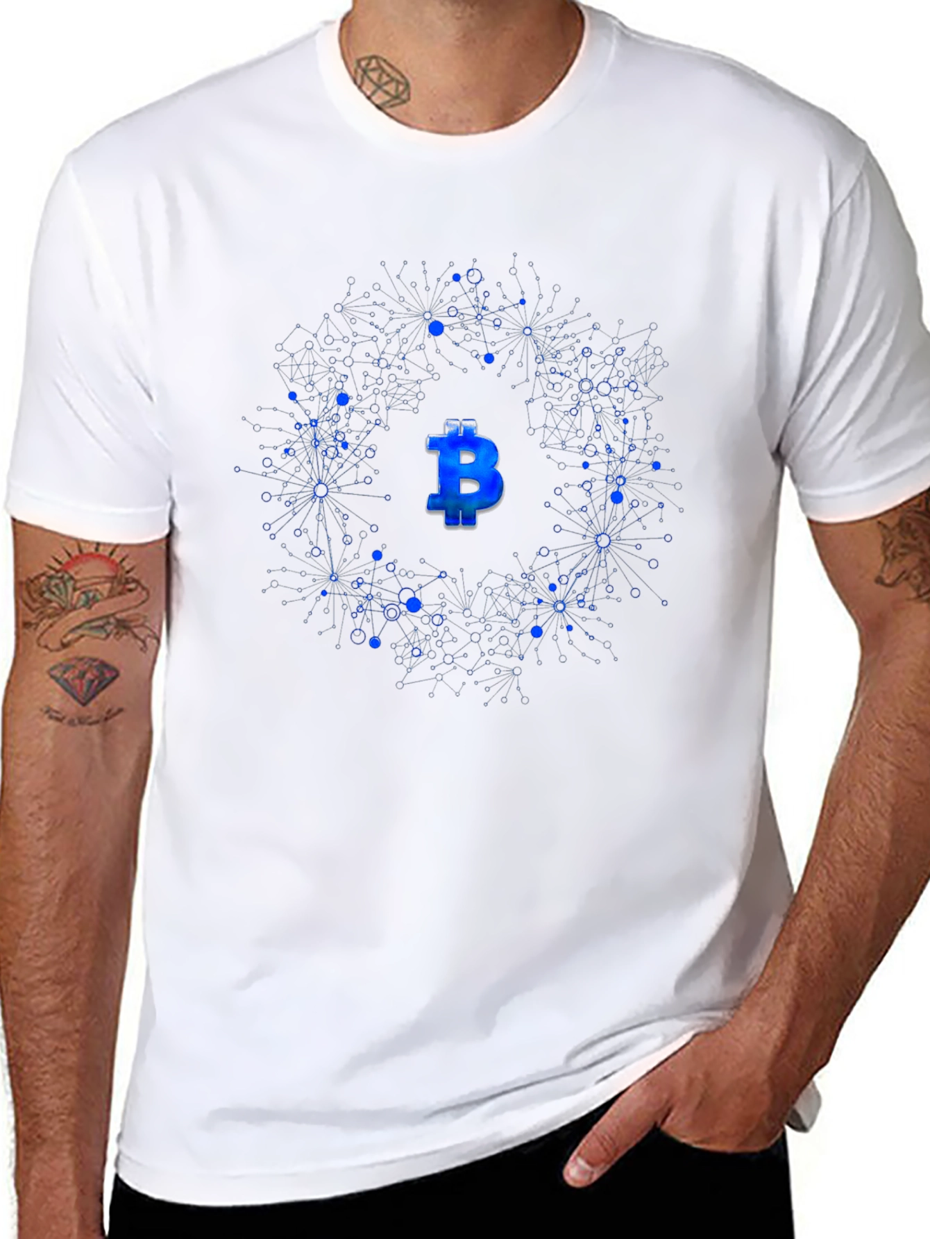Bitcoin Network T-Shirt - Crypto Tee