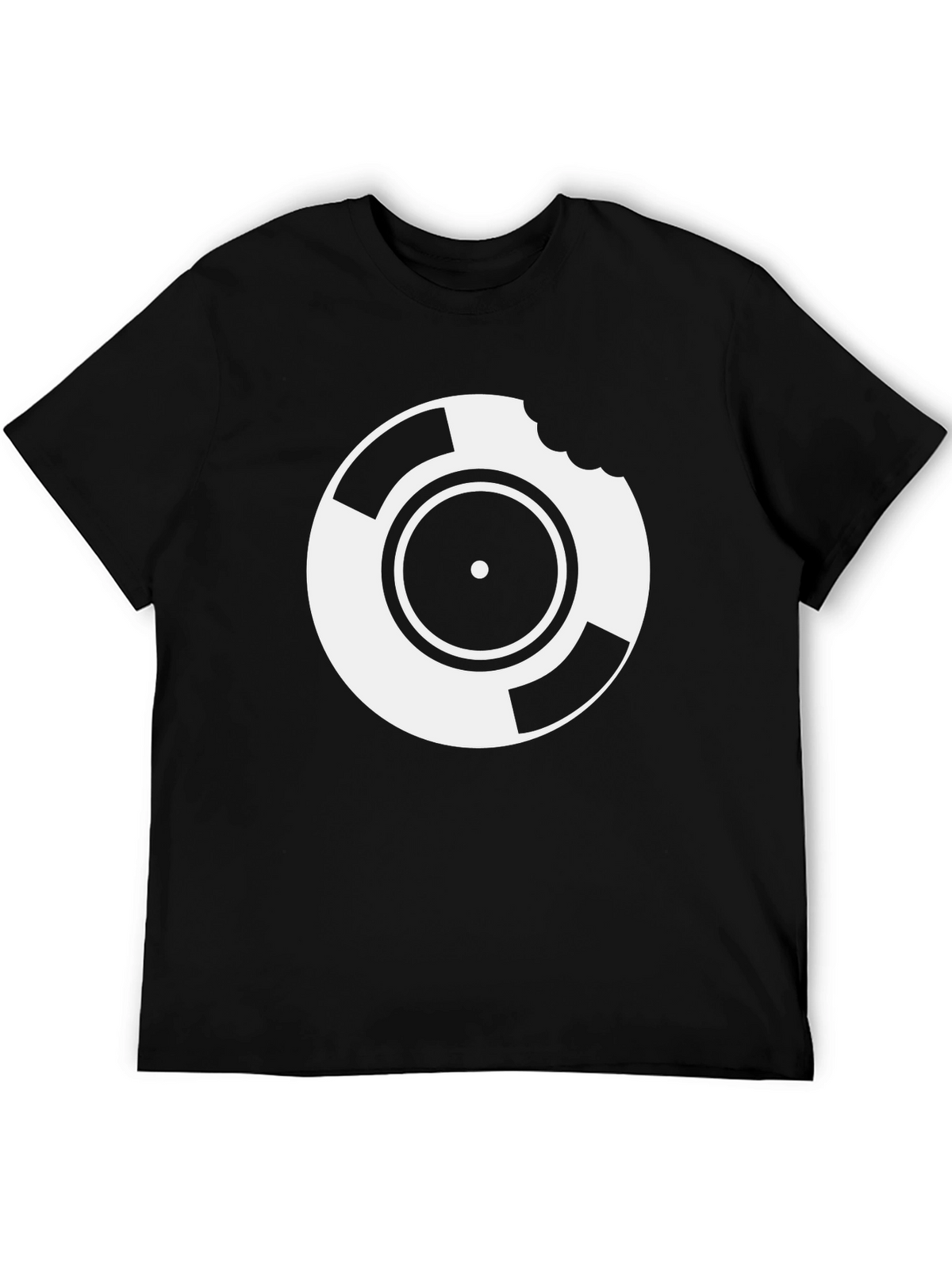 Vinyl Record Bite Graphic Tee