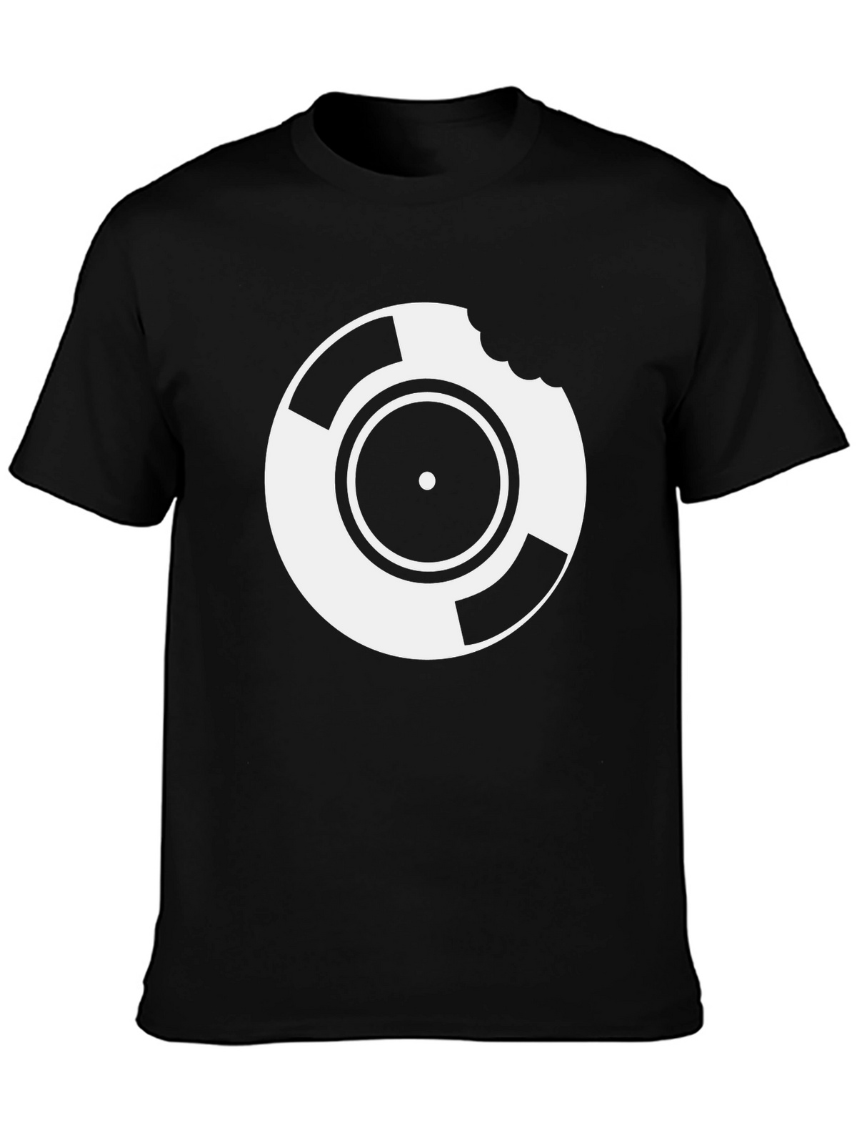 Vinyl Record Bite Graphic Tee