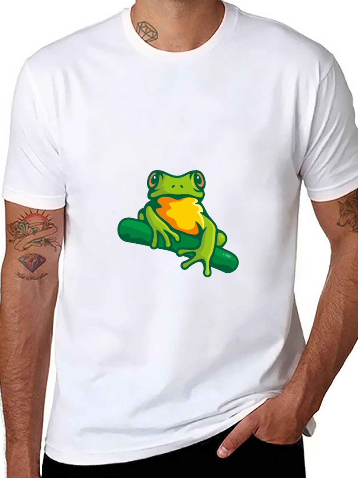 Frog Graphic Black T-Shirt