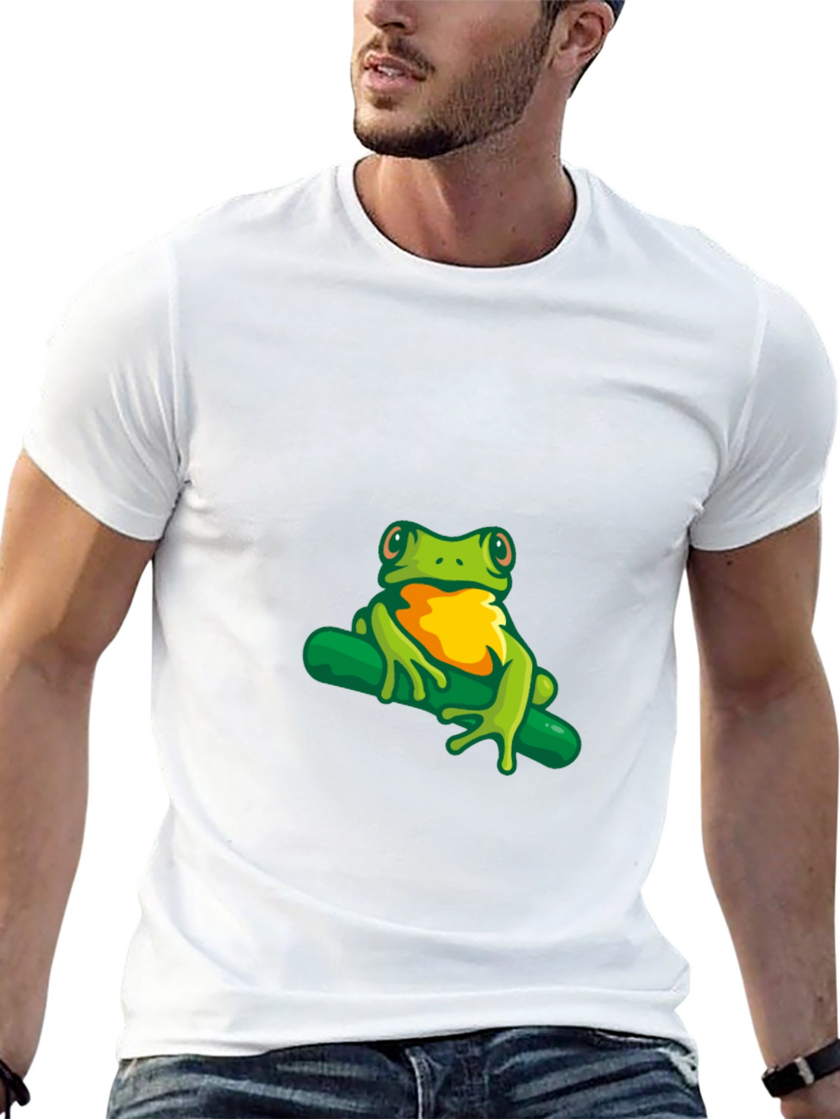 Frog Graphic Black T-Shirt