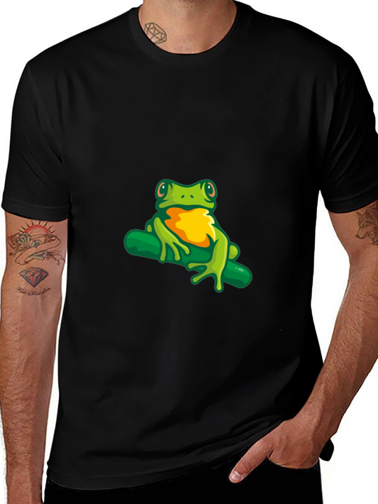Frog Graphic Black T-Shirt