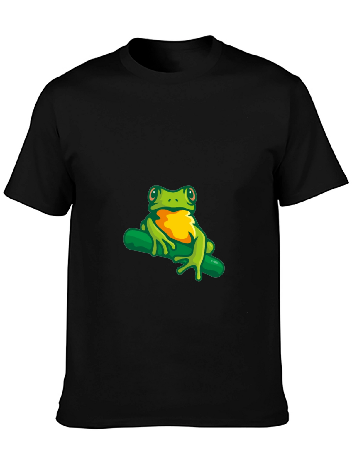 Frog Graphic Black T-Shirt