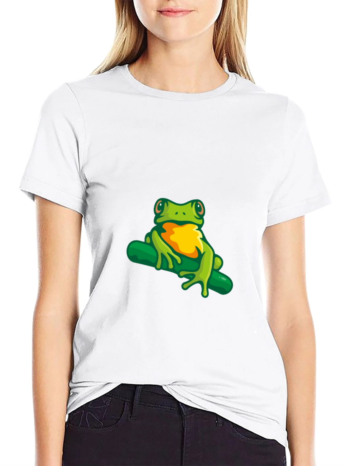 Frog Graphic Black T-Shirt