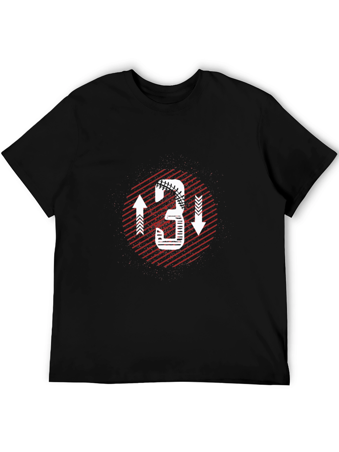 Baseball Number 3 Graphic T-Shirt