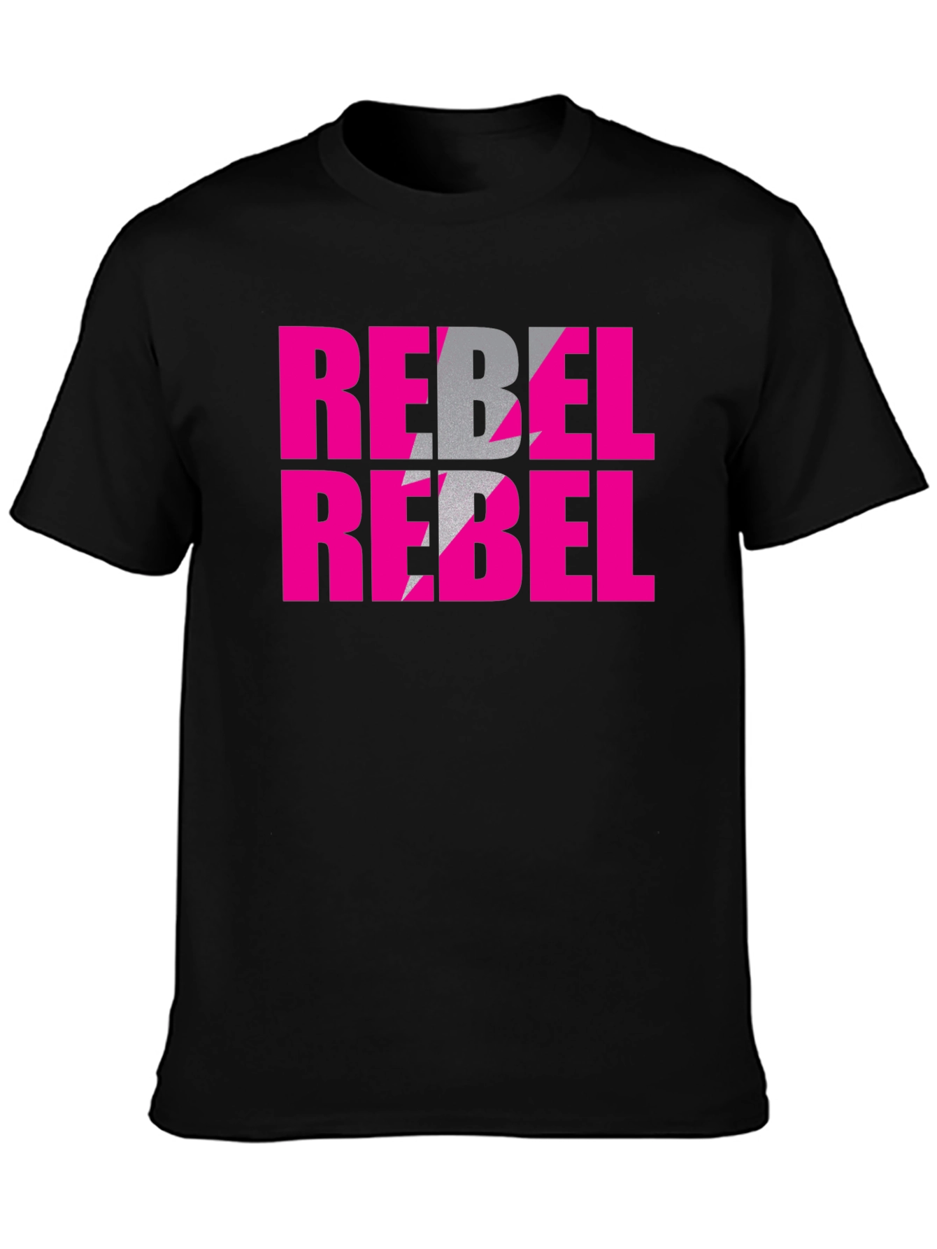 Rebel Pink Graphic T-Shirt - Edgy Streetwear