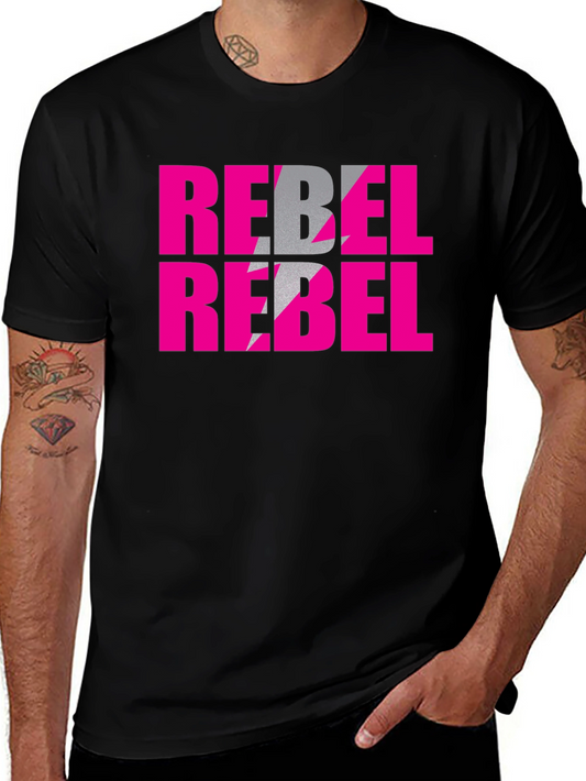 Rebel Pink Graphic T-Shirt - Edgy Streetwear