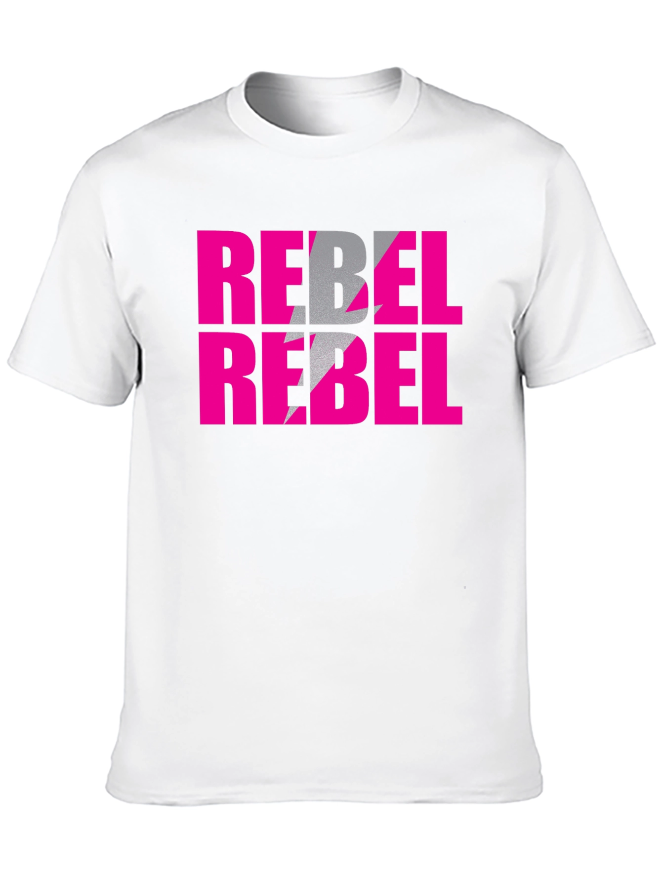 Rebel Pink Graphic T-Shirt - Edgy Streetwear