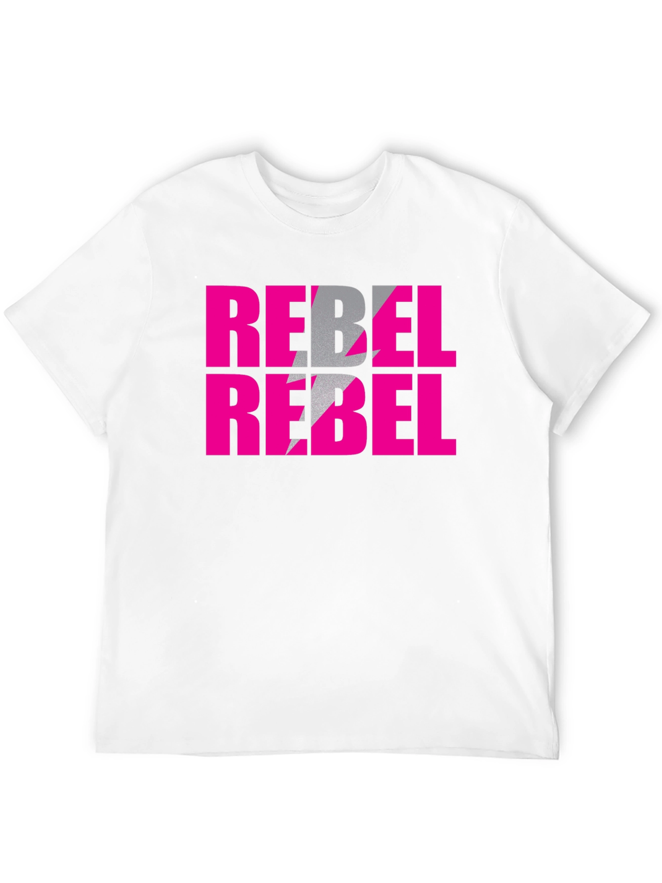 Rebel Pink Graphic T-Shirt - Edgy Streetwear