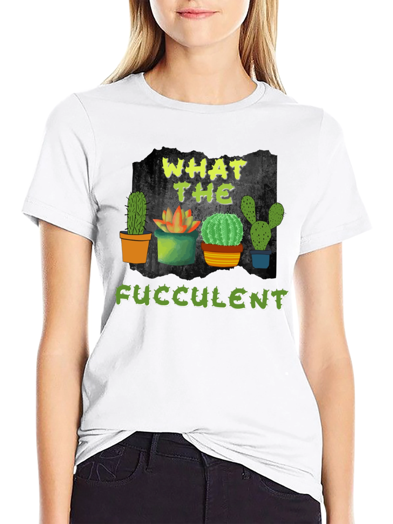 What The Fucculent Cactus T-Shirt