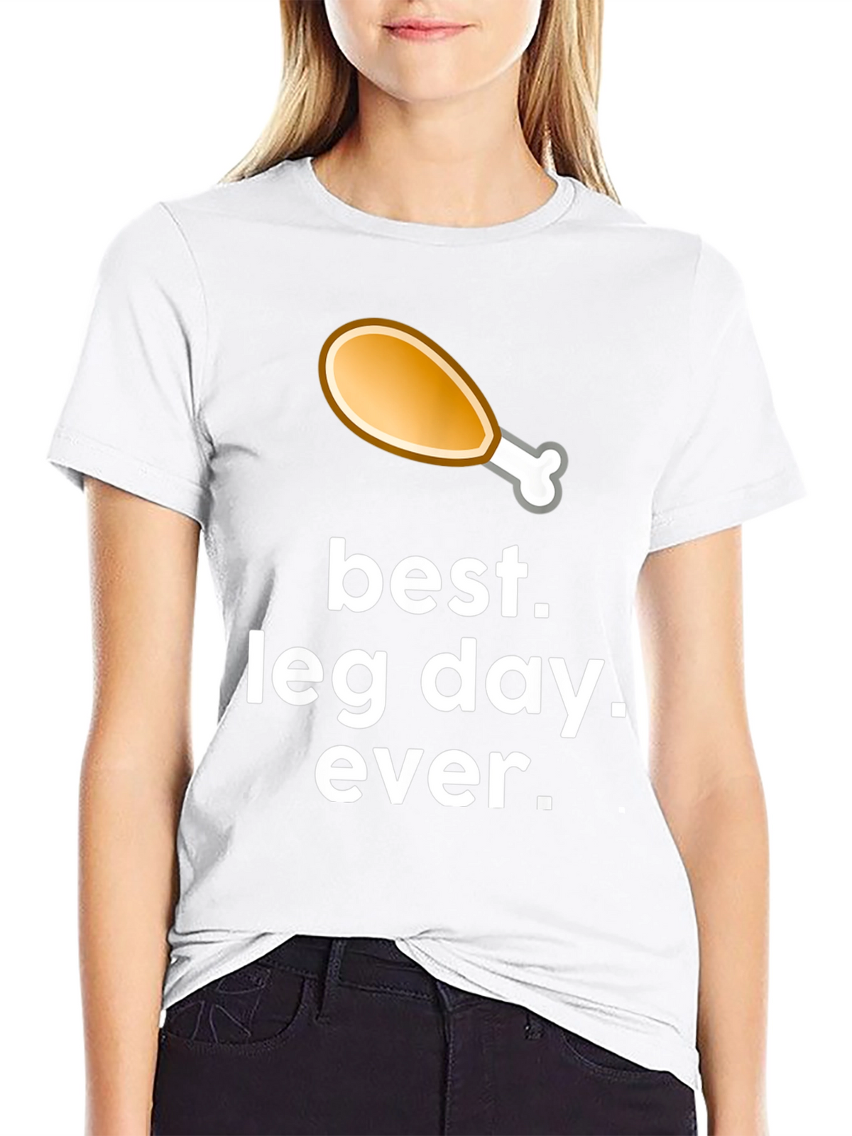 Best Leg Day Ever Graphic T-Shirt - Black