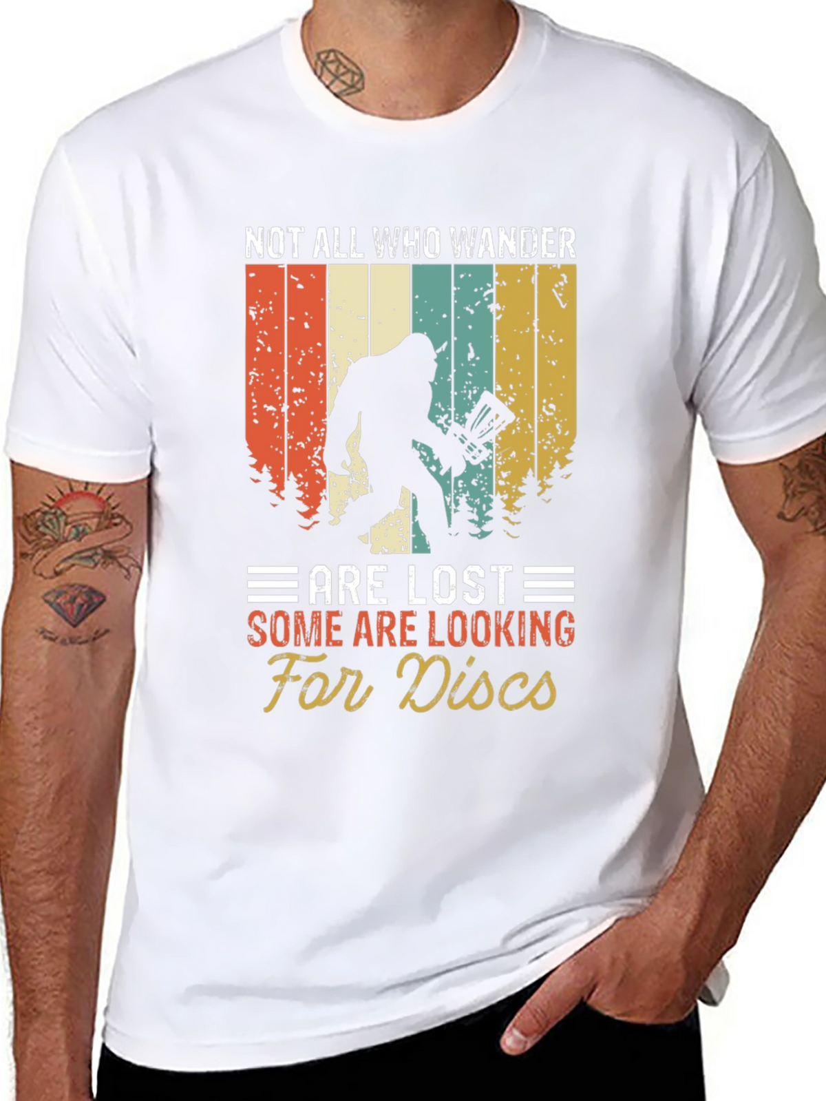 Not All Who Wander Are Lost Bigfoot T-Shirt