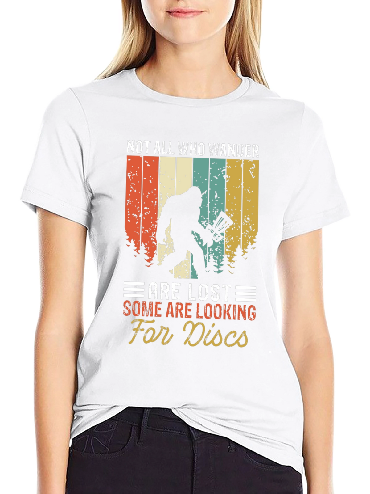 Not All Who Wander Are Lost Bigfoot T-Shirt