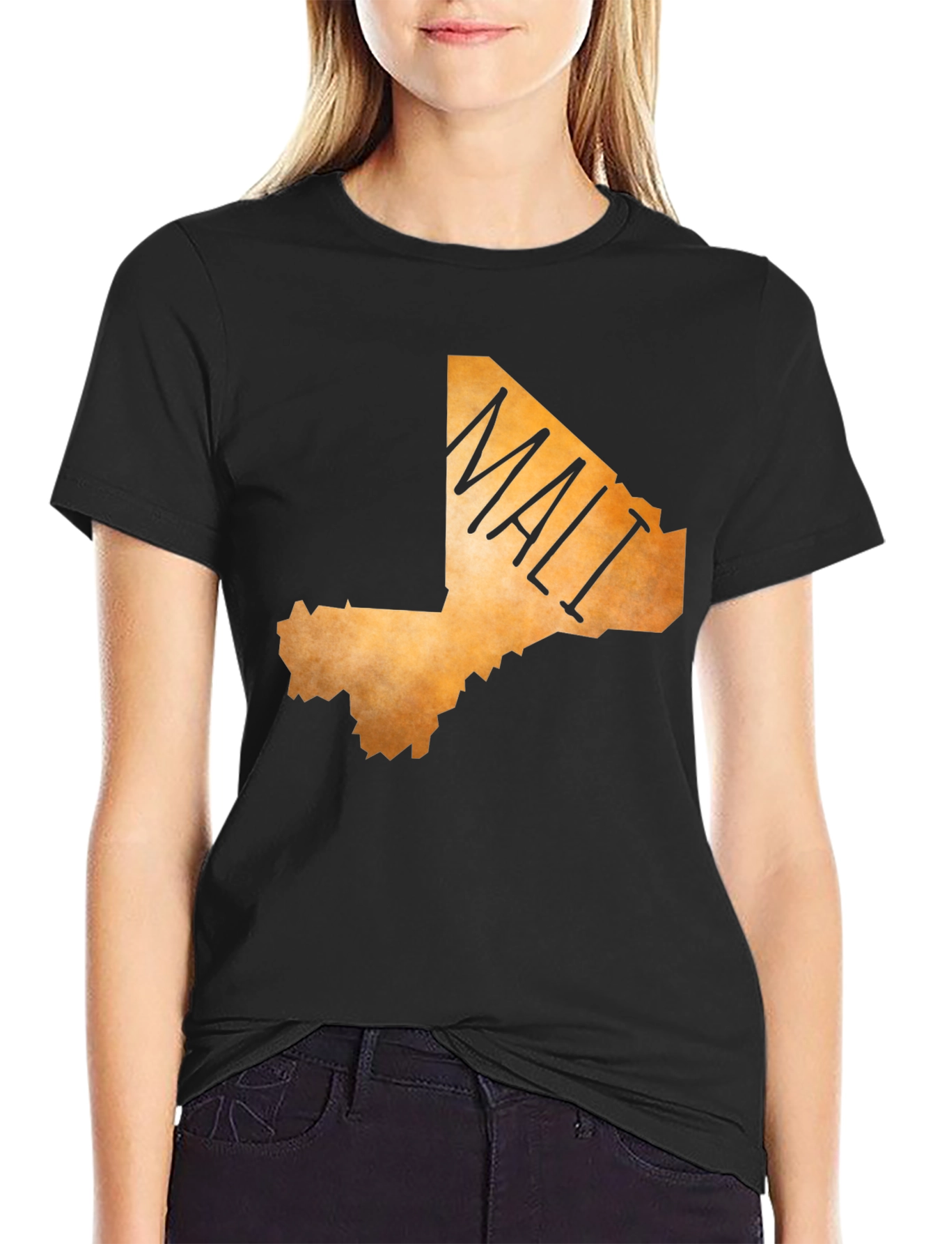 Mali Map T-Shirt - Graphic Tee - Country Pride