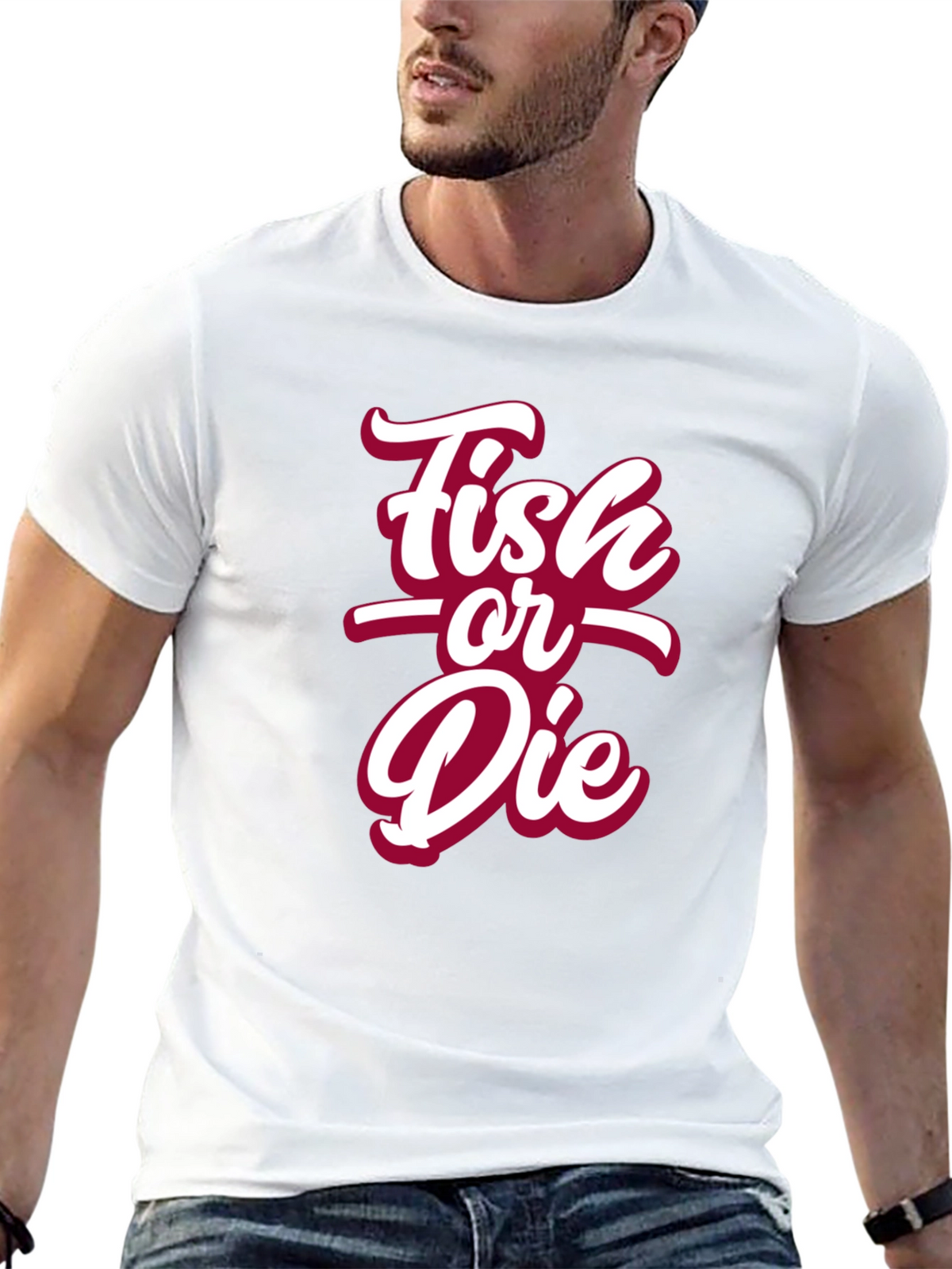 Fish or Die Graphic T-Shirt